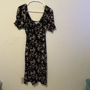 Black Floral Dress